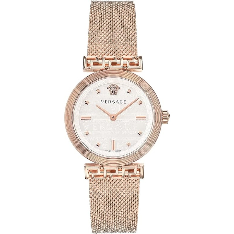 Versace Meander Quartz White Dial Ladies Watch VELW00620