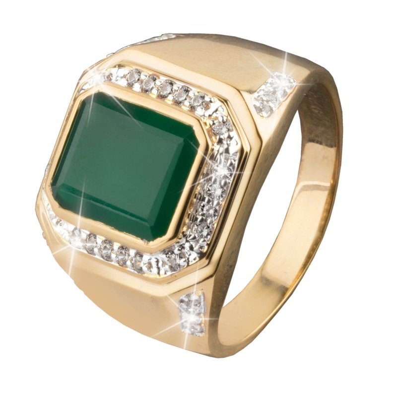 Master Green Onyx Ring 13