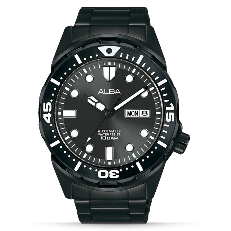 ALBA Automatic Black Dial Men’s Watch | AL4367X