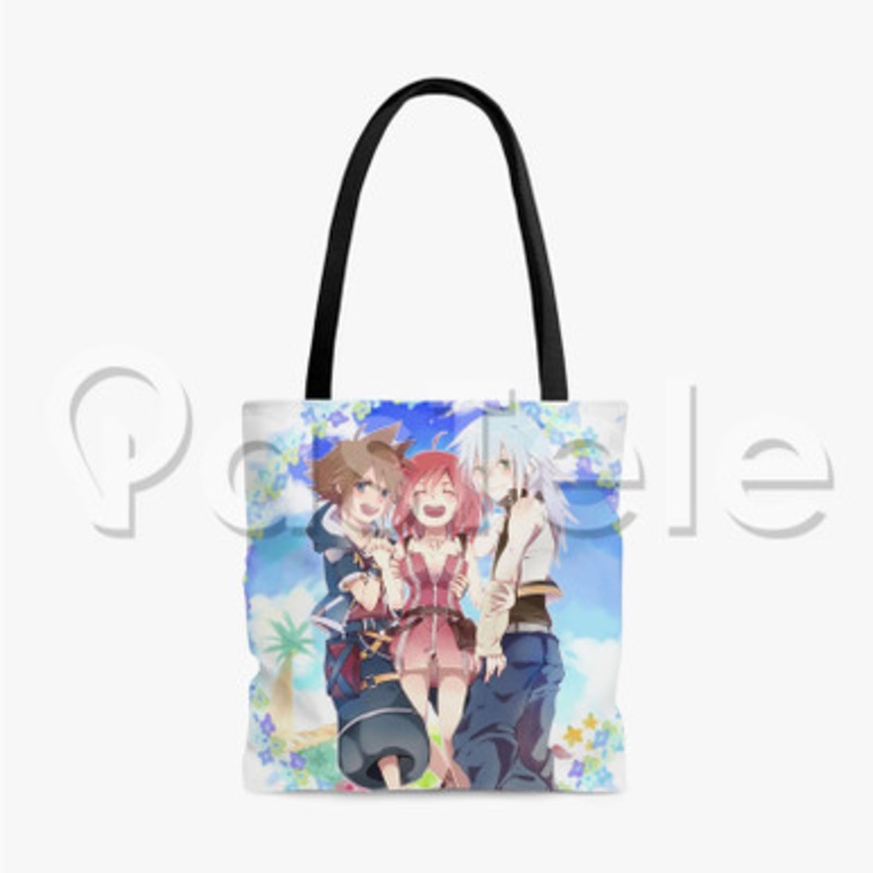 Kingdom Hearts Custom Personalized Tote Bag Unisex Polyester Cotton Bags