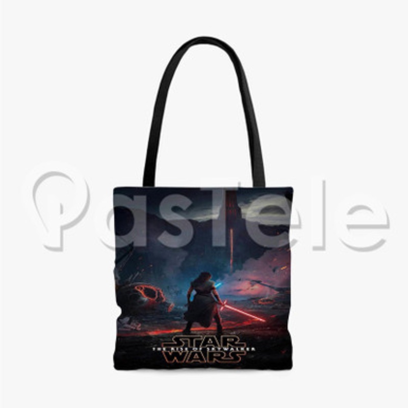 Star Wars The Rise of Skywalker Movie Custom Personalized Tote Bag Unisex Polyester Cotton Bags