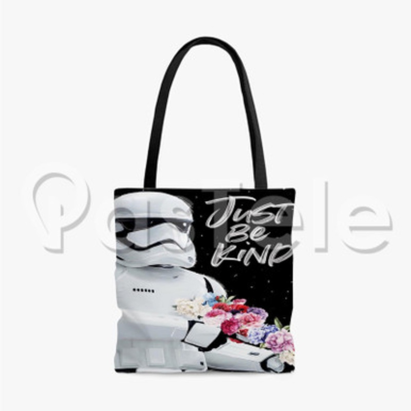 Stormtrooper Just Be Kind Custom Personalized Tote Bag Unisex Polyester Cotton Bags
