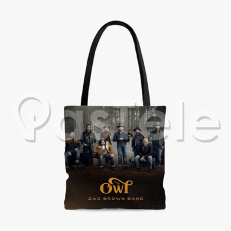 Zac Brown Band The Owl Custom Personalized Tote Bag Unisex Polyester Cotton Bags