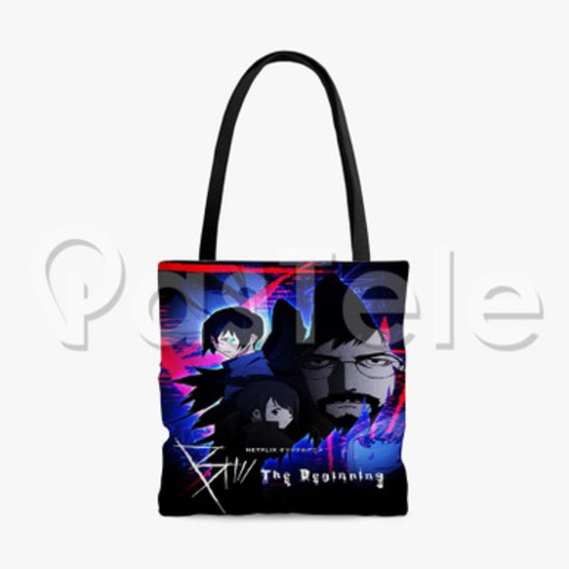 B The Beginning Custom Personalized Tote Polyester Cotton Bags Unisex