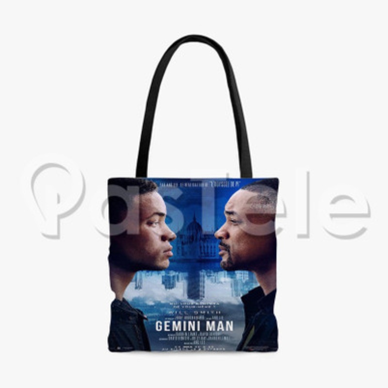 Gemini Man Custom Personalized Tote Polyester Cotton Bags Unisex