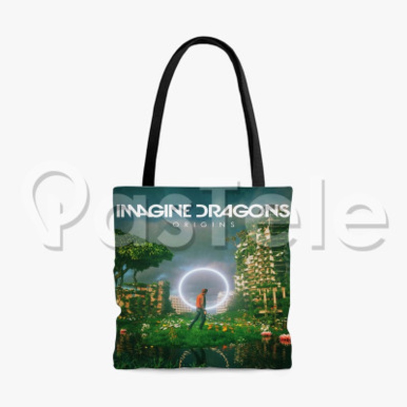 Imagine Dragons Origins Custom Personalized Tote Polyester Cotton Bags Unisex