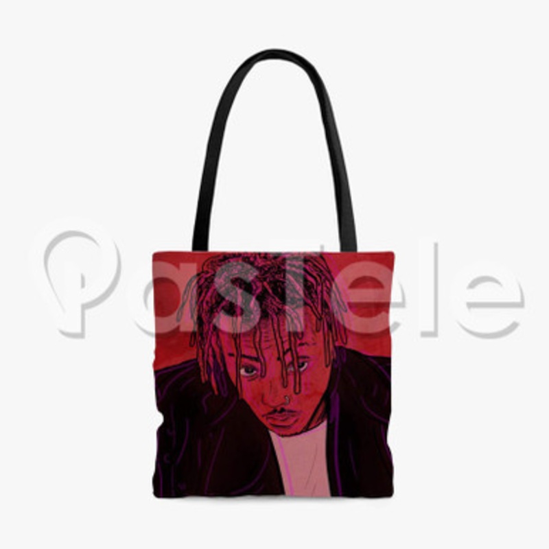 Juice Wrld Custom Personalized Tote Polyester Cotton Bags Unisex