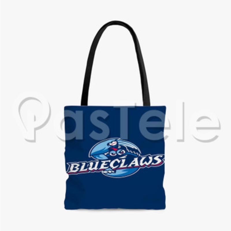 Lakewood Blue Claws Custom Personalized Tote Bag Unisex Polyester Cotton Bags