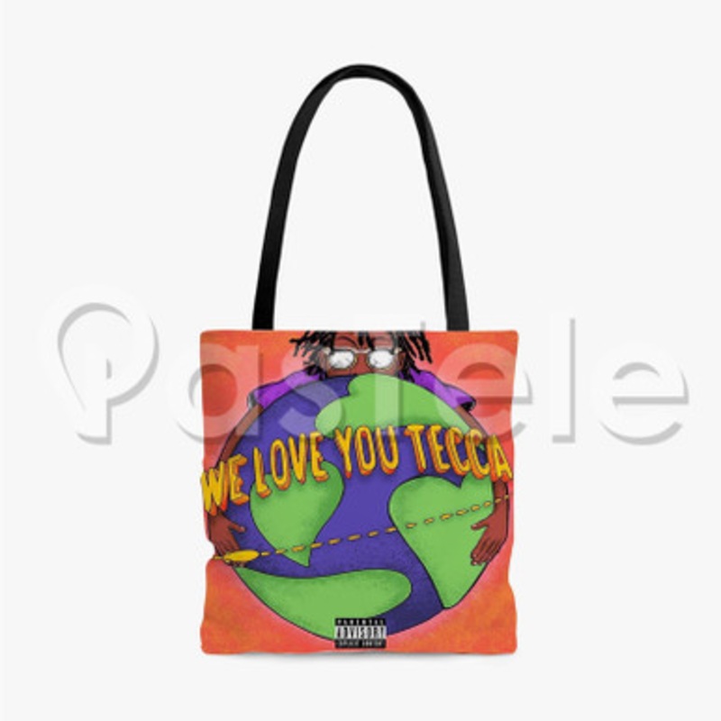 Lil Tecca We Love You Tecca Custom Personalized Tote Bag Unisex Polyester Cotton Bags