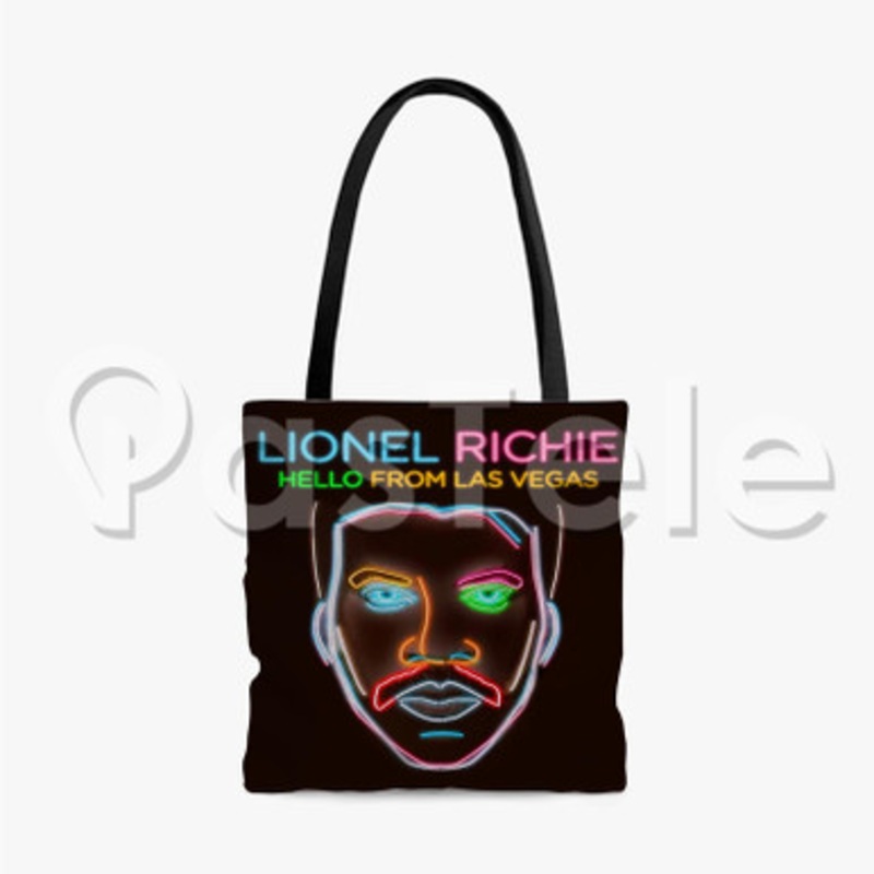 Lionel Richie Hello From Las Vegas Custom Personalized Tote Bag Unisex Polyester Cotton Bags