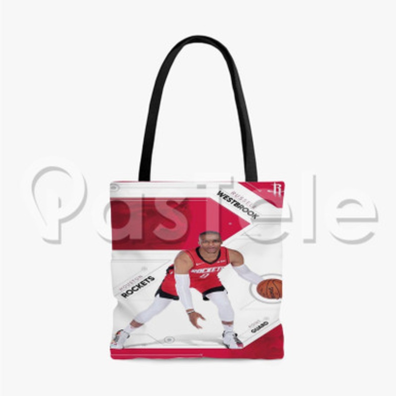 Russell Westbrook Houston Rockets NBA Custom Personalized Tote Bag Unisex Polyester Cotton Bags