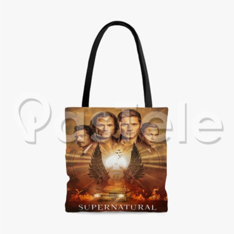 Supernatural Season 15 Custom Personalized Tote Bag Unisex Polyester Cotton Bags