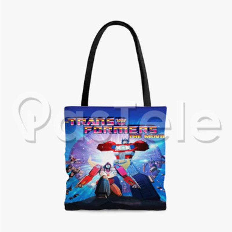 The Transformers The Movie Custom Personalized Tote Bag Unisex Polyester Cotton Bags