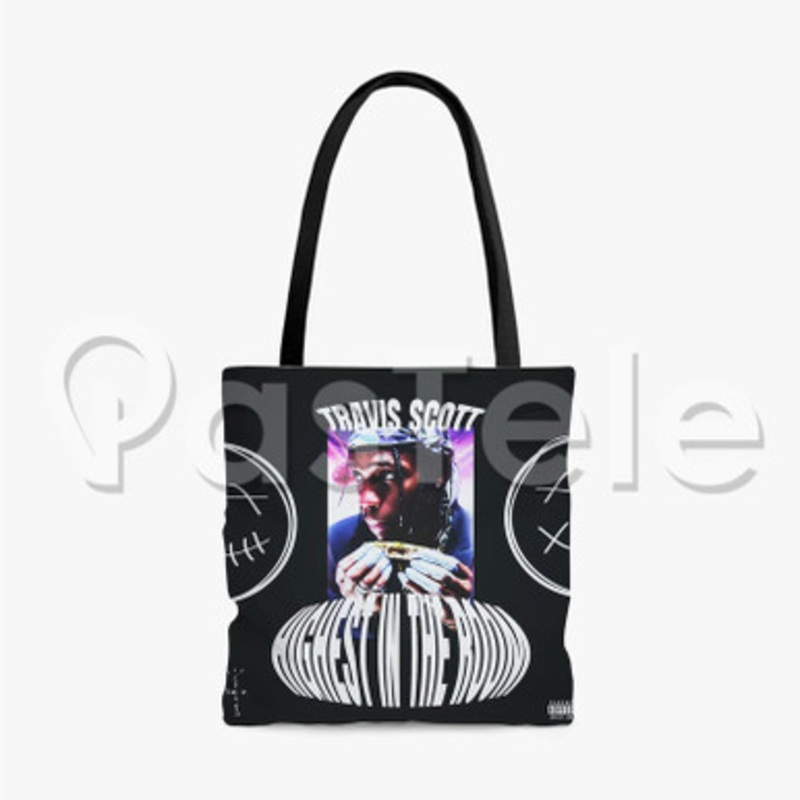 Travis Scott Highest in The Room Custom Personalized Tote Bag Unisex Polyester Cotton Bags