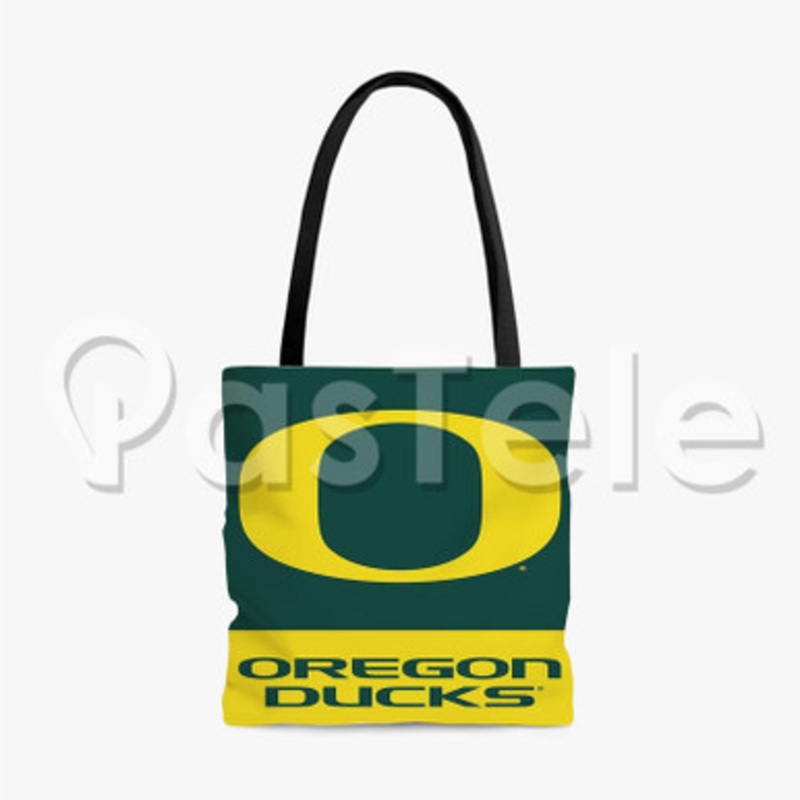 University of Oregon Ducks Custom Personalized Tote Bag Unisex Polyester Cotton Bags