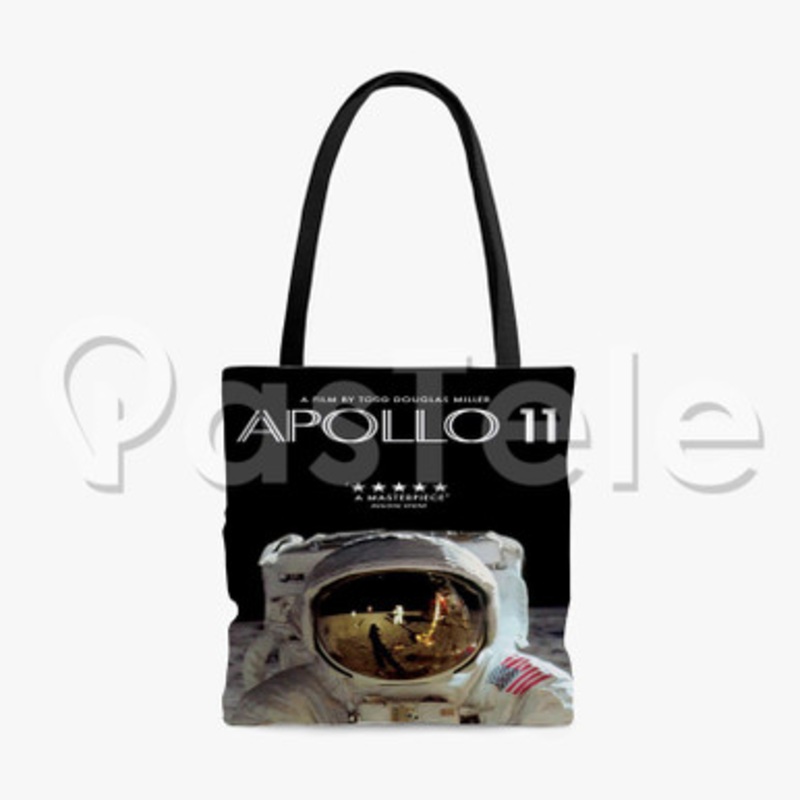 APOLLO 11 Custom Personalized Tote Polyester Cotton Bags Unisex