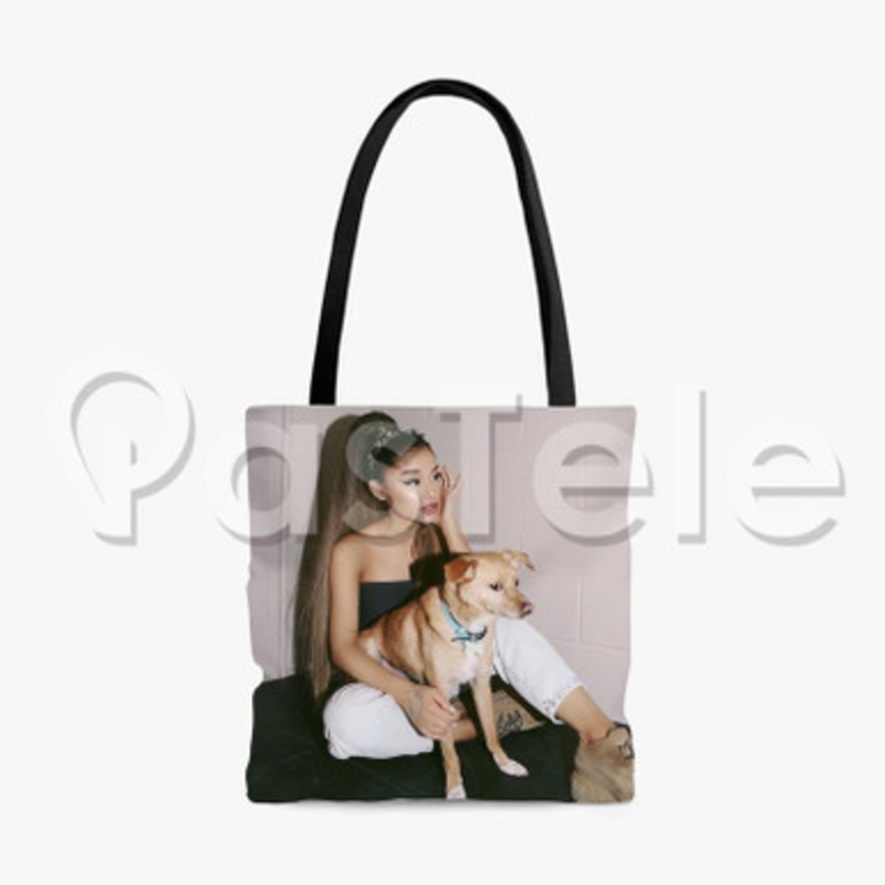 Ariana Grande Custom Personalized Tote Polyester Cotton Bags Unisex