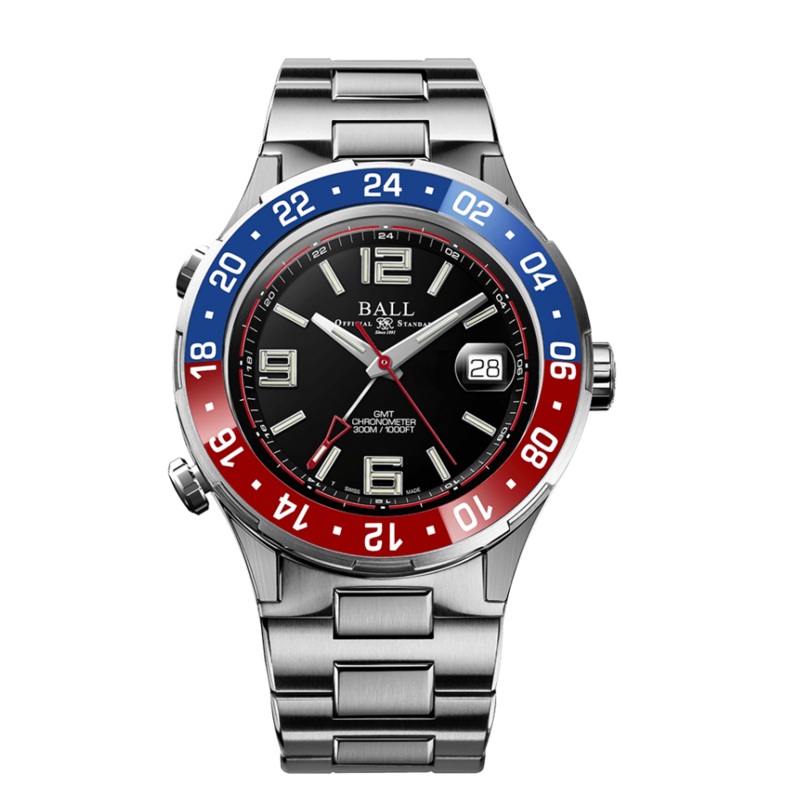 Ball Men’s Watch Roadmaster Pilot GMT Black DG3038A-S2C-BK