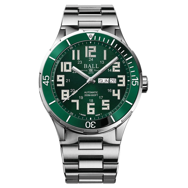 Ball Roadmaster Marine GMT Titanium Chronometer Limited Edition Men’s Watch DM3030B-S6C-GR