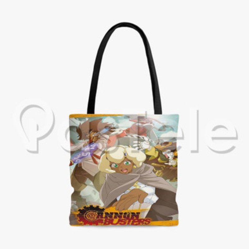 Cannon Busters 2 Custom Personalized Tote Polyester Cotton Bags Unisex