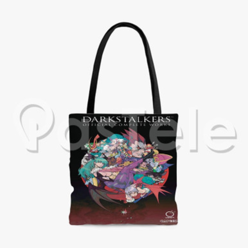 Darkstalkers Custom Personalized Tote Polyester Cotton Bags Unisex