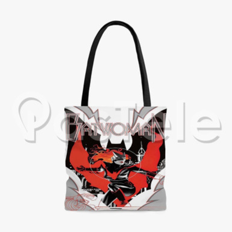 DC Comics Batwoman Custom Personalized Tote Polyester Cotton Bags Unisex
