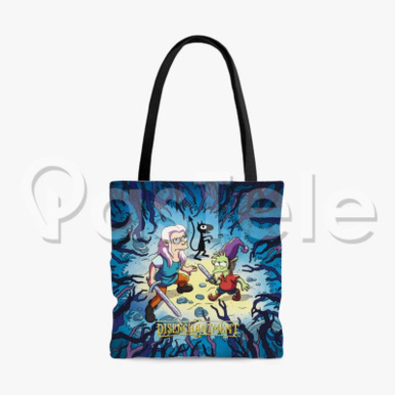 Disenchantment Custom Personalized Tote Polyester Cotton Bags Unisex