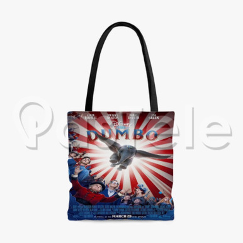 Disney Dumbo Live Action Custom Personalized Tote Polyester Cotton Bags Unisex