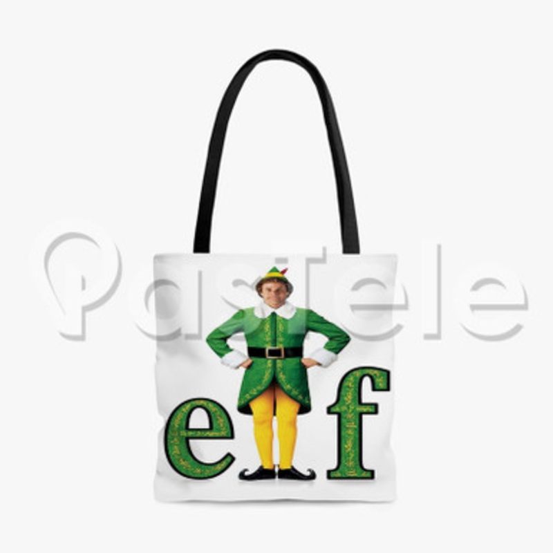 Elf Custom Personalized Tote Polyester Cotton Bags Unisex