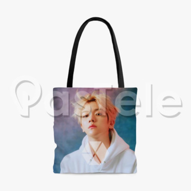Exo Baekhyun Custom Personalized Tote Polyester Cotton Bags Unisex