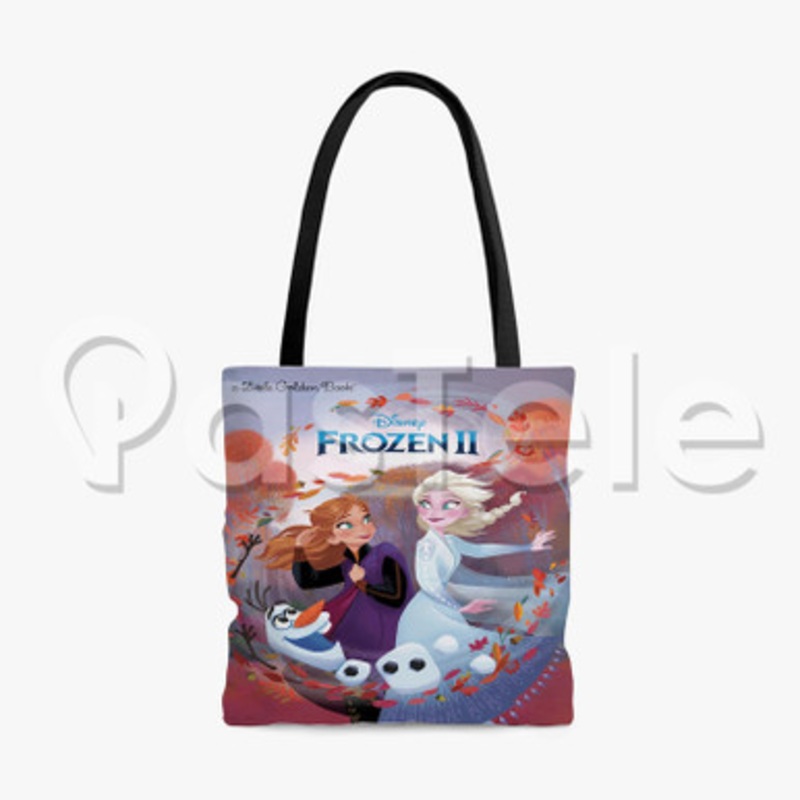Frozen 2 Disney Custom Personalized Tote Polyester Cotton Bags Unisex