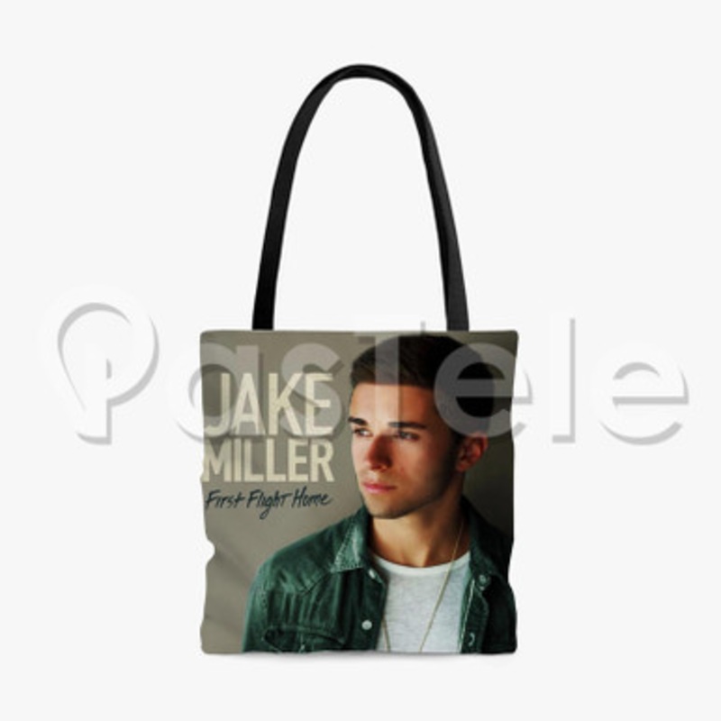 Jake Miller Custom Personalized Tote Polyester Cotton Bags Unisex