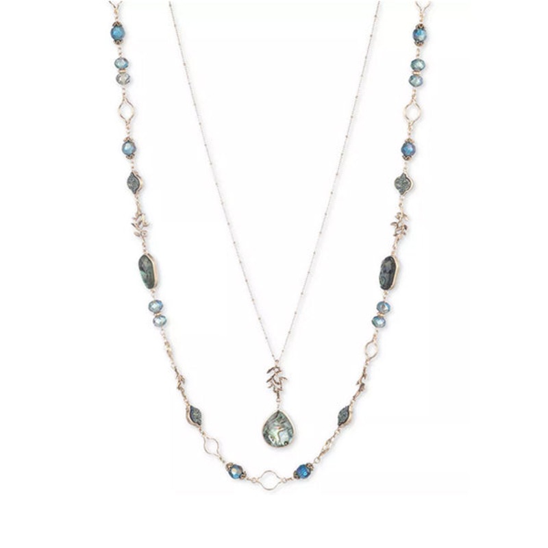 LONNA & LILLY JEWELRY 60527298 NECKLACE Green steel NECKLACE