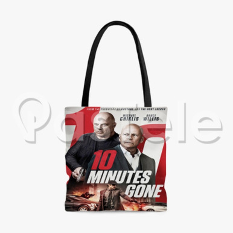 10 Minutes Gone Custom Personalized Tote Polyester Cotton Bags Unisex