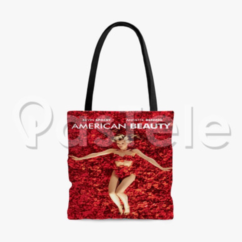 American Beauty 2 Custom Personalized Tote Polyester Cotton Bags Unisex