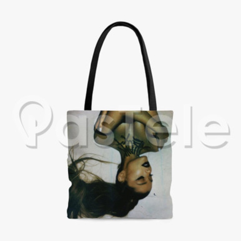 ariana grande thank you next Custom Personalized Tote Polyester Cotton Bags Unisex