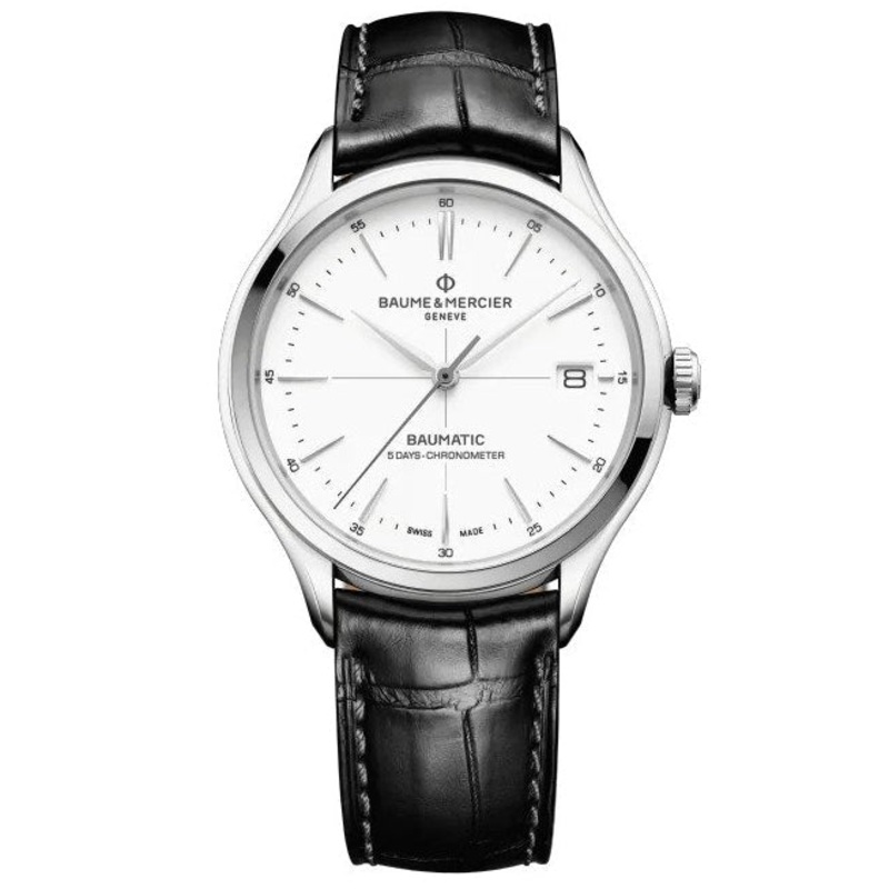Baume & Mercier Men’s Black Clifton Watch 10518
