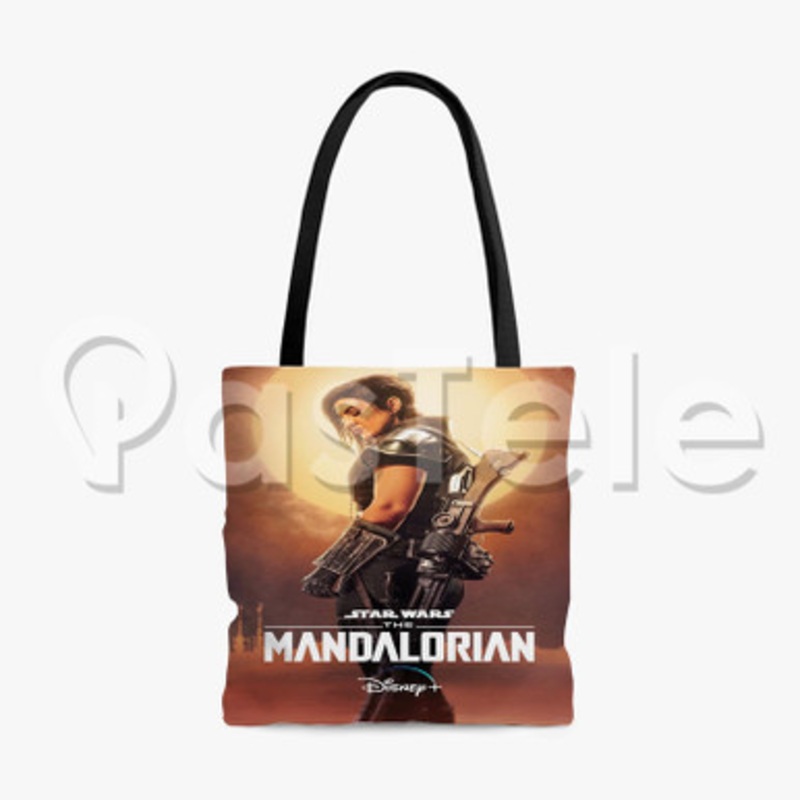 Cara Dune Star Wars The Mandalorian Custom Personalized Tote Polyester Cotton Bags Unisex