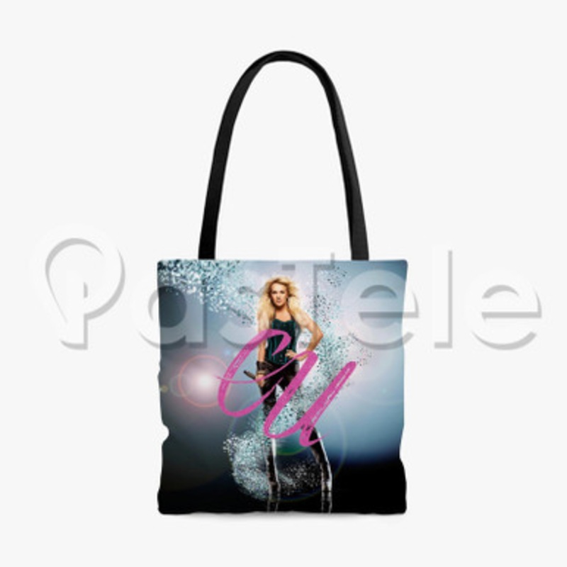carrie underwood Custom Personalized Tote Polyester Cotton Bags Unisex