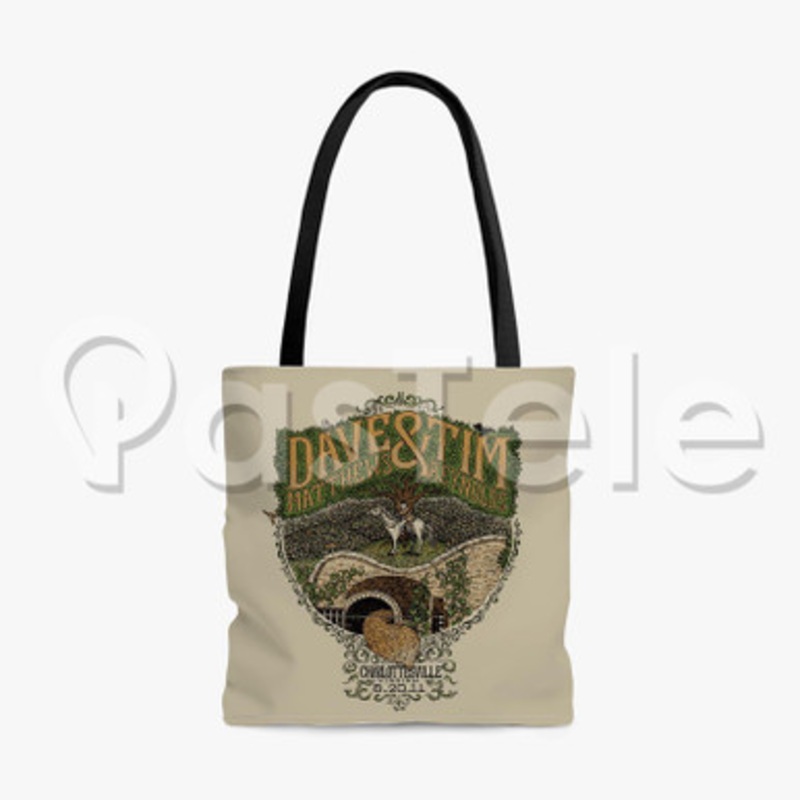 dave matthews band 2 Custom Personalized Tote Polyester Cotton Bags Unisex