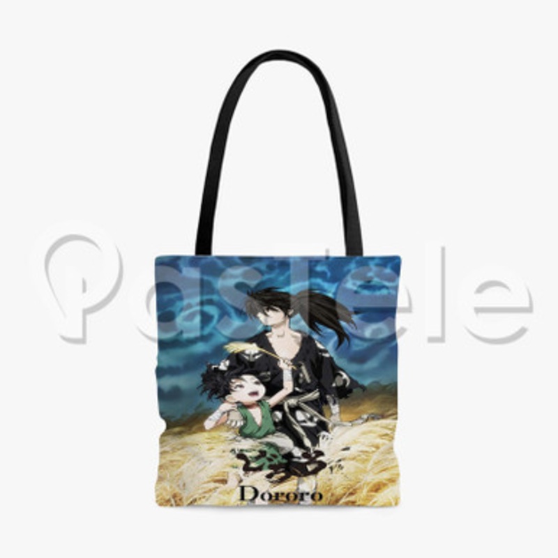 Dororo Custom Personalized Tote Polyester Cotton Bags Unisex
