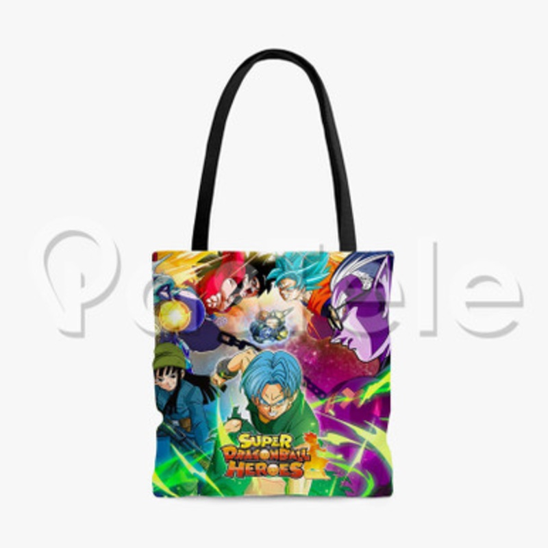 Dragon Ball Heroes Custom Personalized Tote Polyester Cotton Bags Unisex