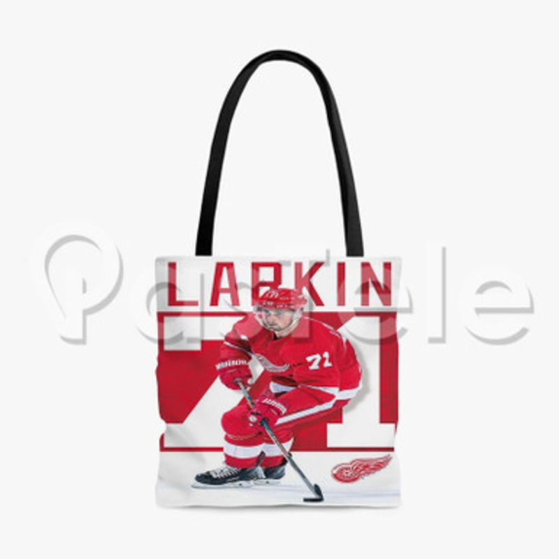 Dylan Larkin Detroit Red Wings NHL Custom Personalized Tote Polyester Cotton Bags Unisex