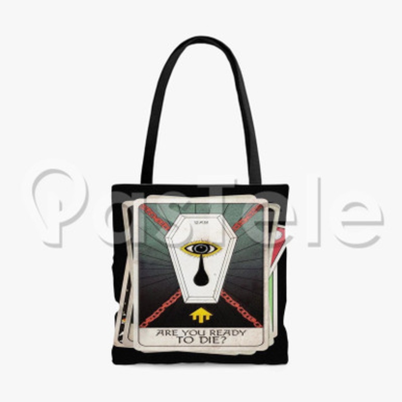 Earth Gang Ready To Die Custom Personalized Tote Polyester Cotton Bags Unisex