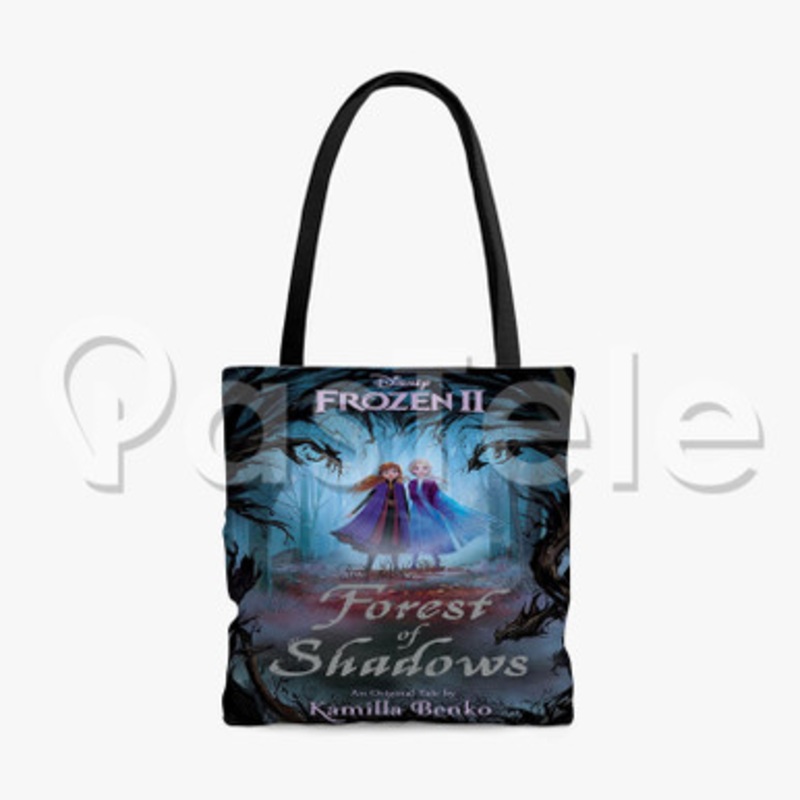 Frozen 2 Forest of Shadows Custom Personalized Tote Polyester Cotton Bags Unisex
