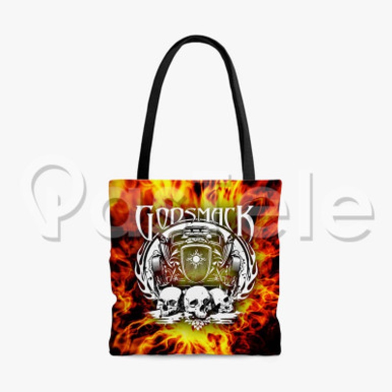 godsmack Custom Personalized Tote Polyester Cotton Bags Unisex