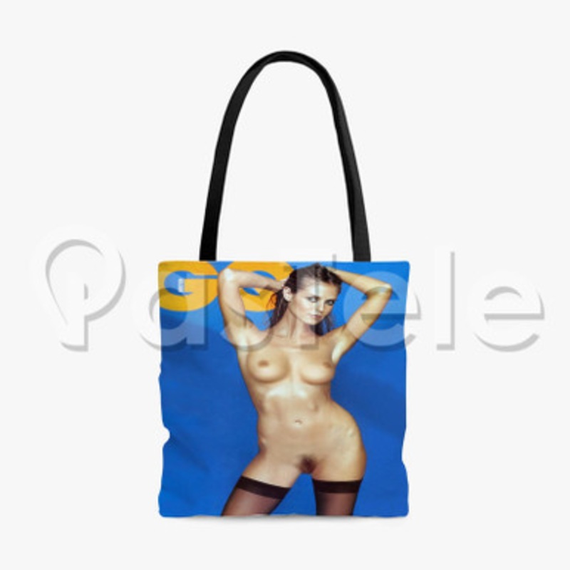 Heidi Klum asli Custom Personalized Tote Polyester Cotton Bags Unisex