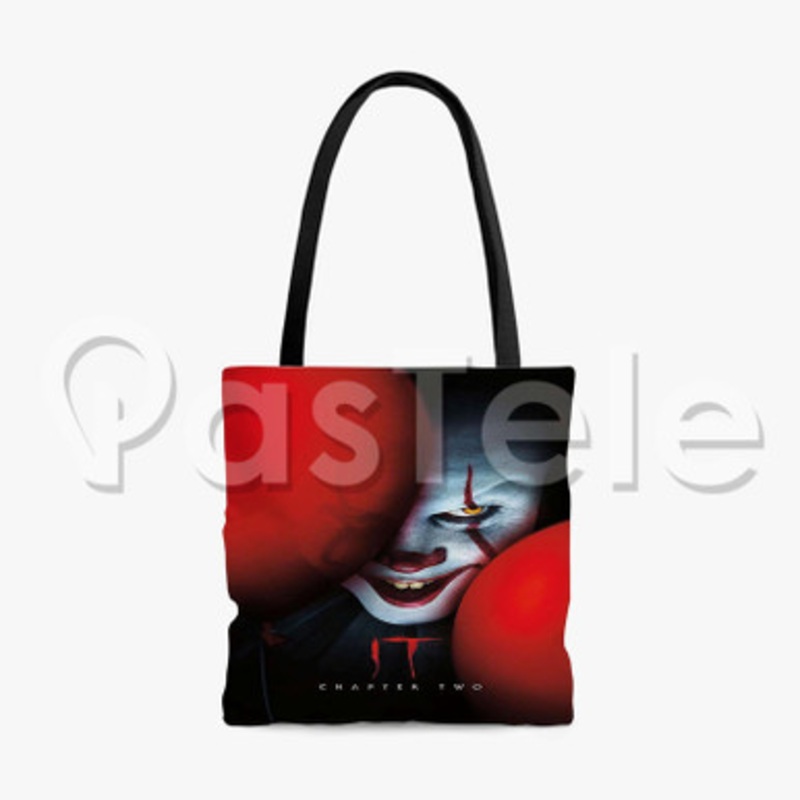 IT Chapter 2 Balloons Custom Personalized Tote Polyester Cotton Bags Unisex