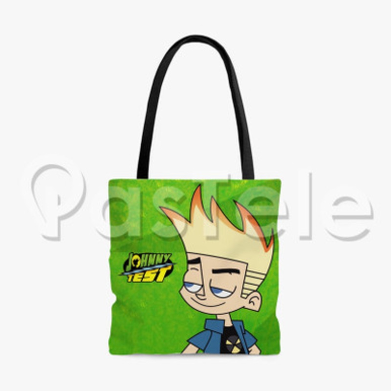 Johnny Test Custom Personalized Tote Polyester Cotton Bags Unisex