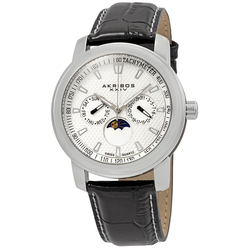 Akribos XxivUltimate Multi-Function Stainless Steel Men’s Watch AK573SS